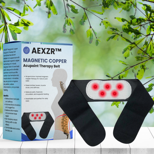 🔥Best seller worldwide!🔥AEXZR™ Magnetic Copper Acupoint Therapy Belt