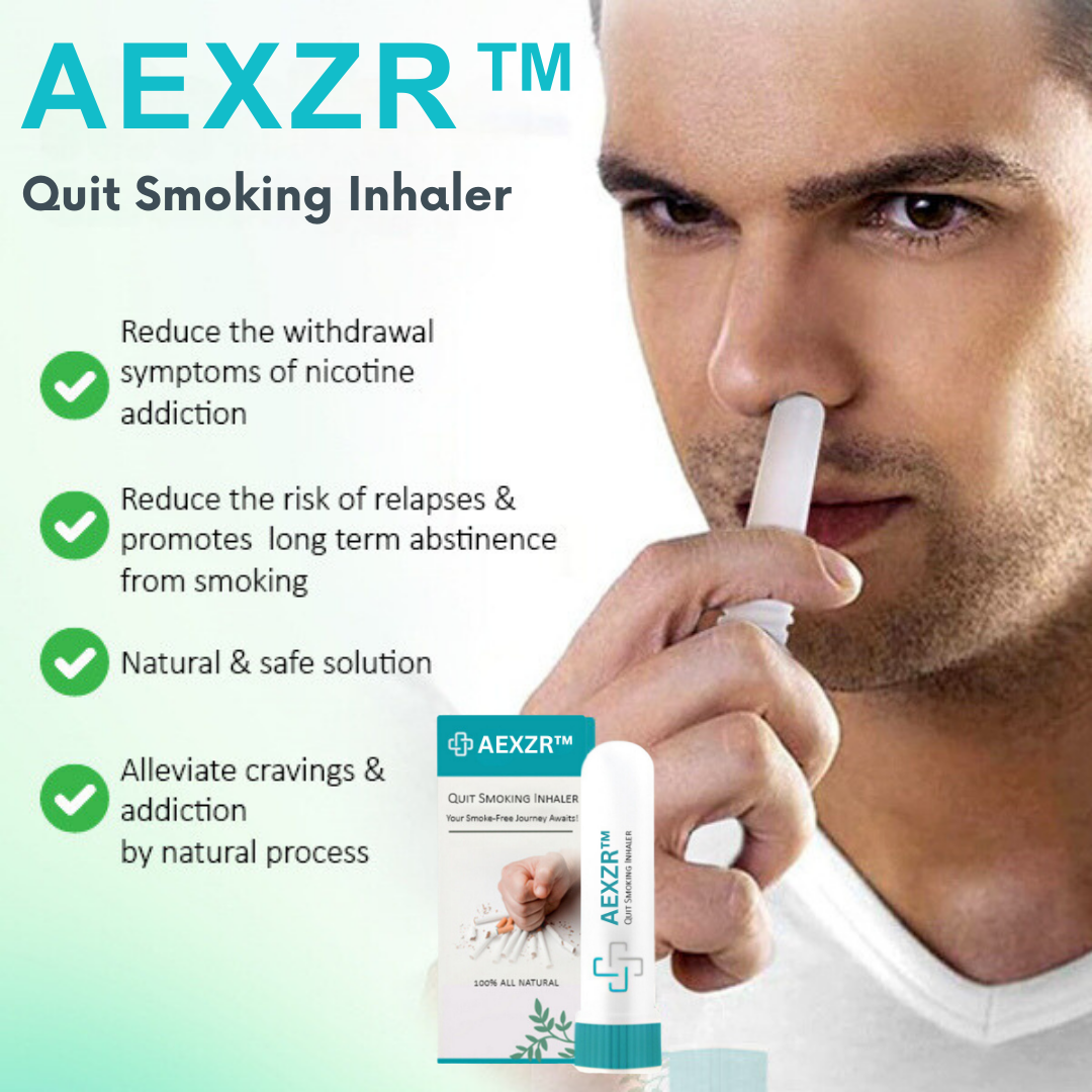 2024 HOT SALE🔥AEXZR™ Quit Smoking Inhaler