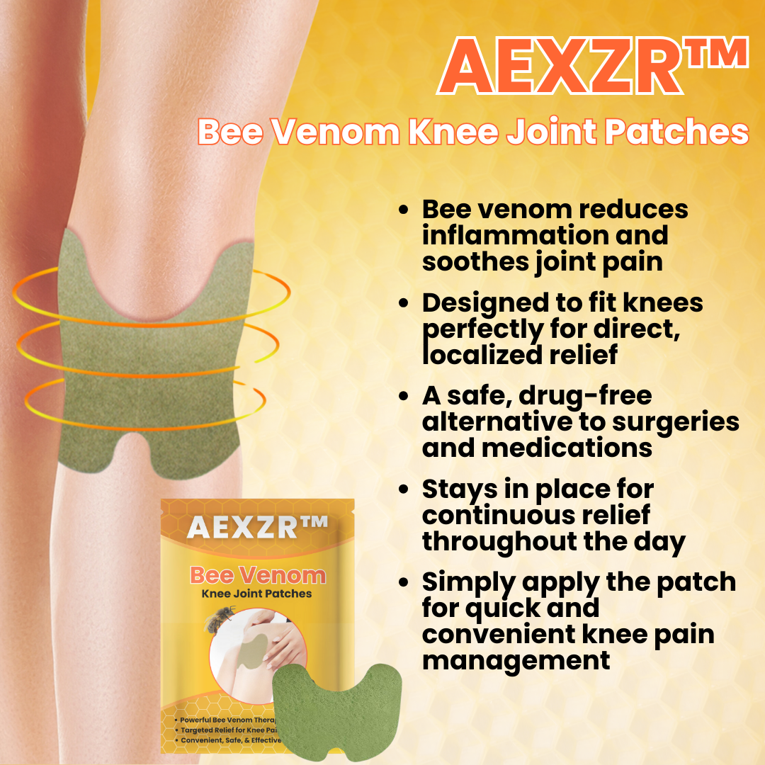 🔥Best seller worldwide!🔥AEXZR™ Bee Venom Knee Joint Patches