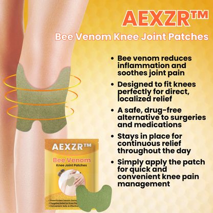 🔥Best seller worldwide!🔥AEXZR™ Bee Venom Knee Joint Patches