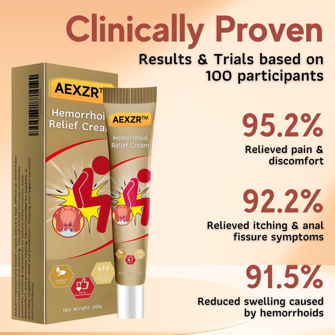 🔥Best seller worldwide!🔥AEXZR™ Hemorrhoid Relief Cream