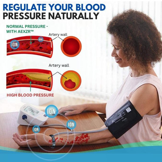 AEXZR™ Titanium Therapy Bracelet - for Blood Pressure