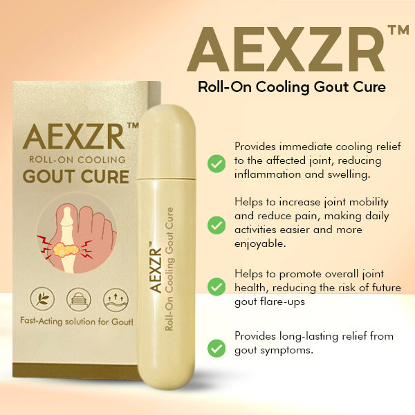 AEXZR™ Roll-On Cooling Gout Cure